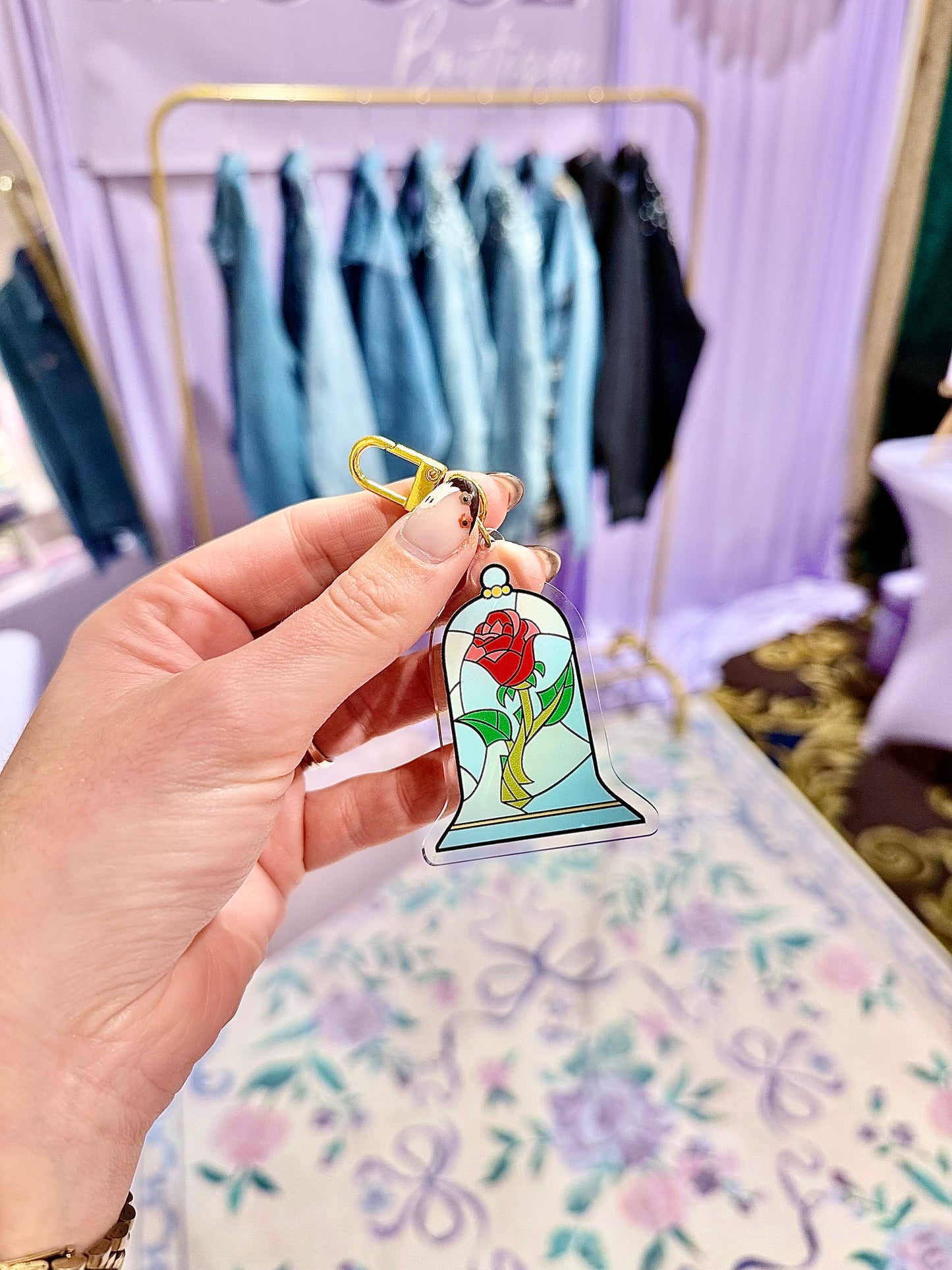 Enchanted Rose Charm