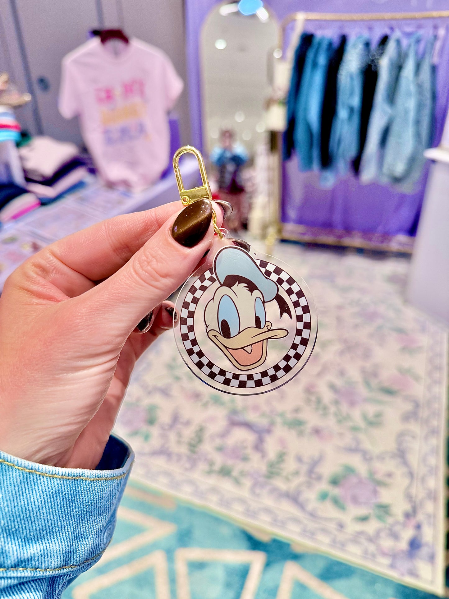 Checkered Friends Charm | Mr. Duck