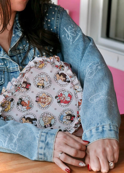 Royal Sweethearts Collab | Pearl Denim Jacket