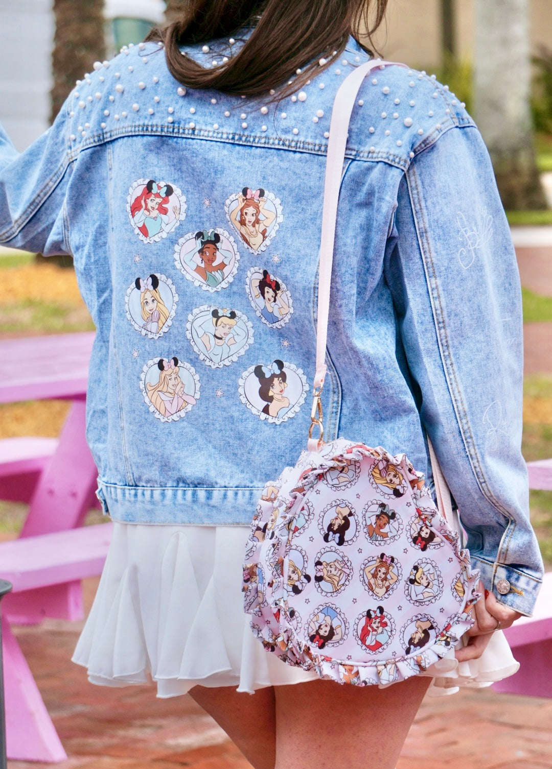 Royal Sweethearts Collab | Pearl Denim Jacket