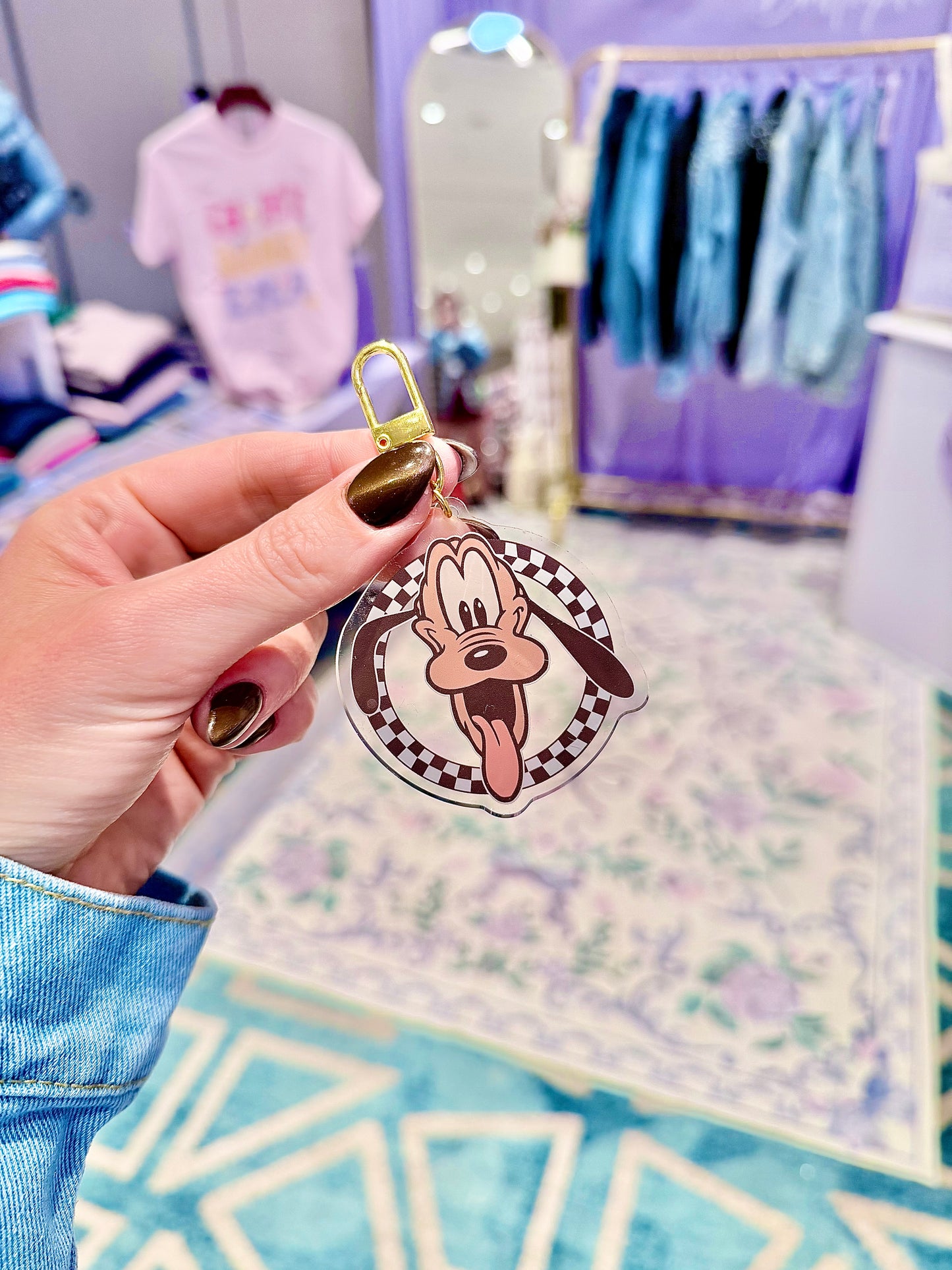 Checkered Friends Charm | Pet Dog