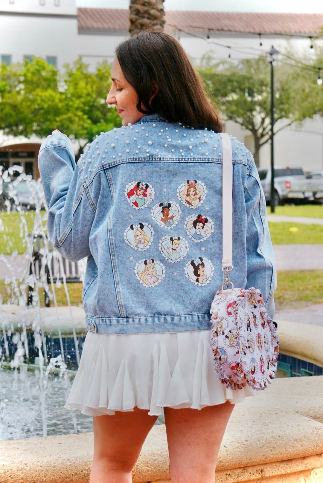 Royal Sweethearts Collab | Pearl Denim Jacket