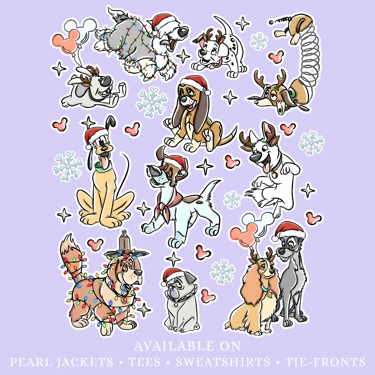 Holly Jolly Pups | Pick Your Garment