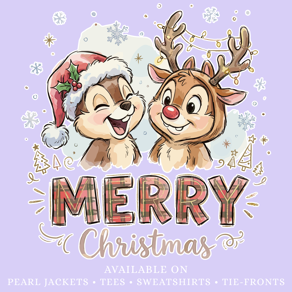 Merry Little Chipmunks | Pick Your Garment
