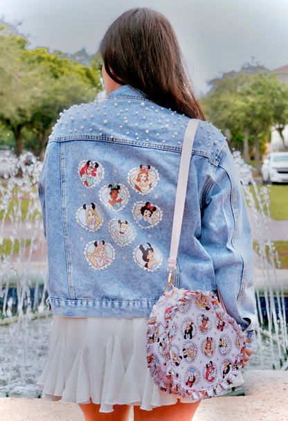 Royal Sweethearts Collab | Pearl Denim Jacket