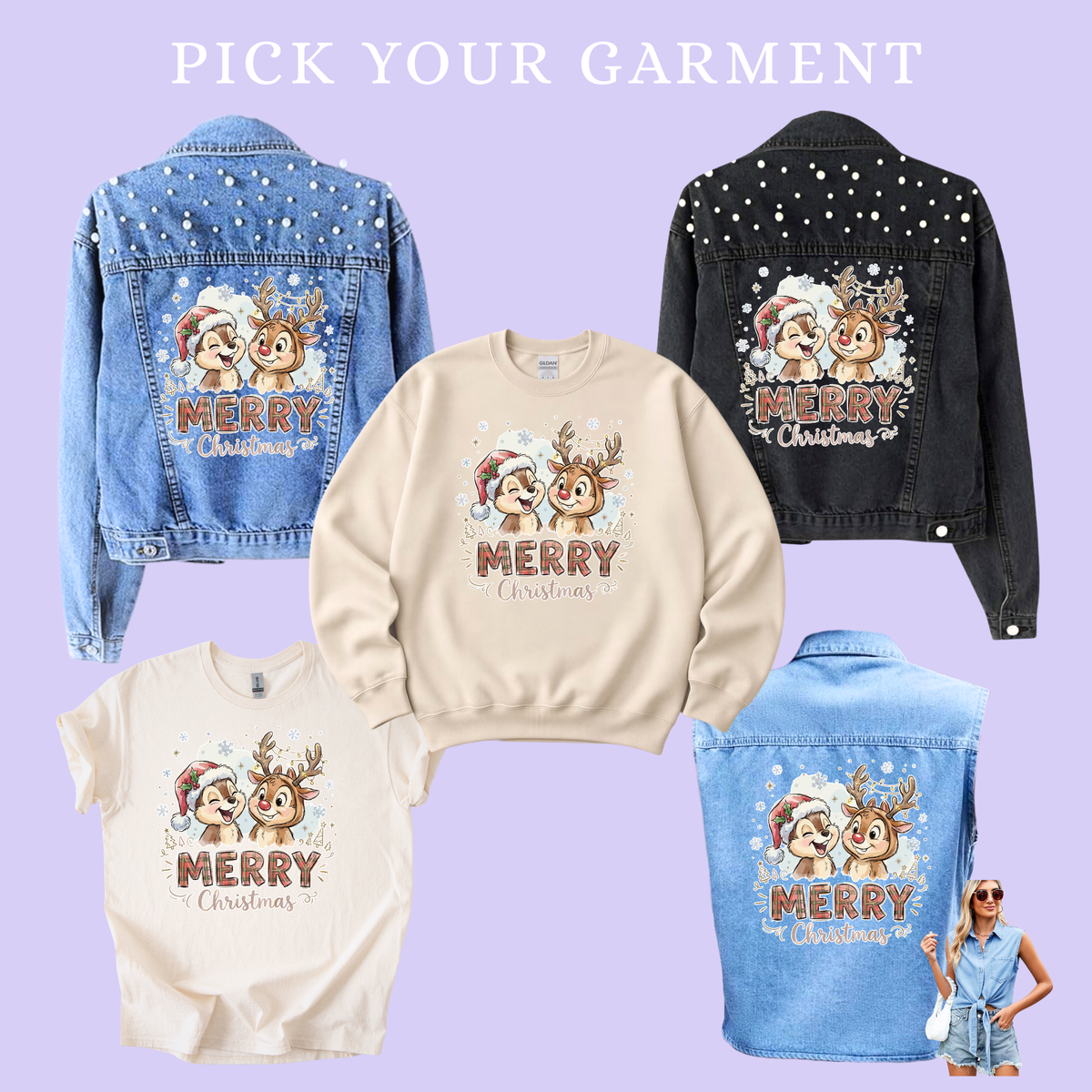 Merry Little Chipmunks | Pick Your Garment