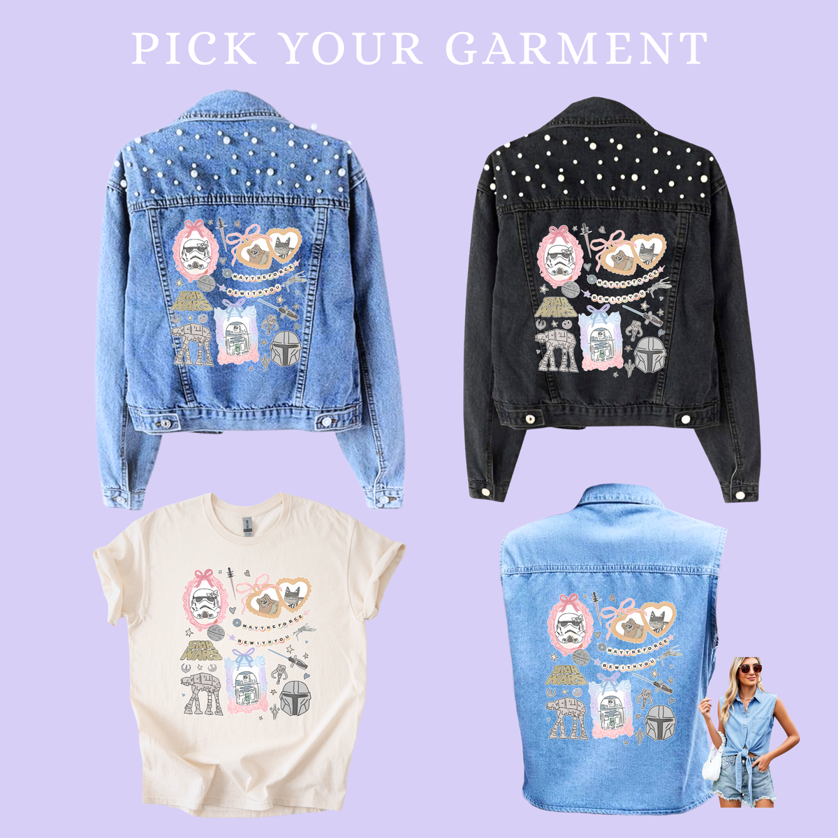 Galaxy Far Away Coquette | Pick Your Garment
