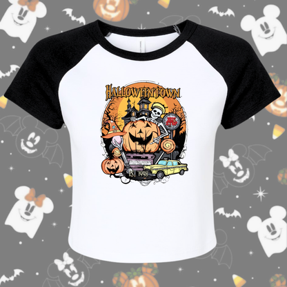 Town of Halloween Baby Tee